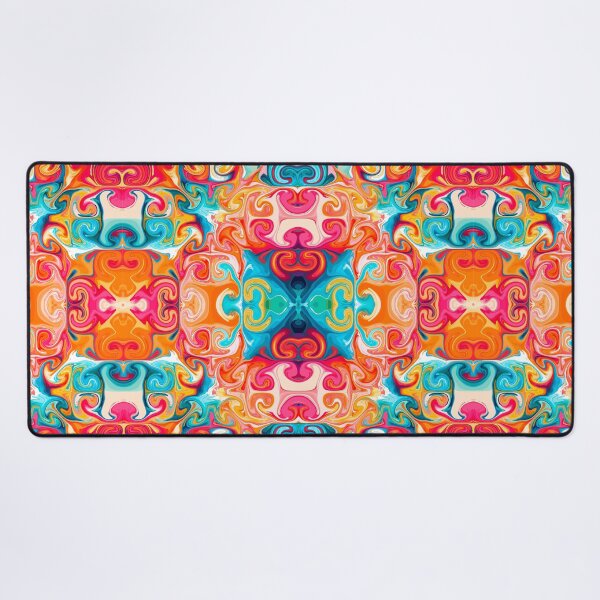 Item preview, Vibrant Symmetrical seamless pattern designed and sold by Fantacaroo Designs.