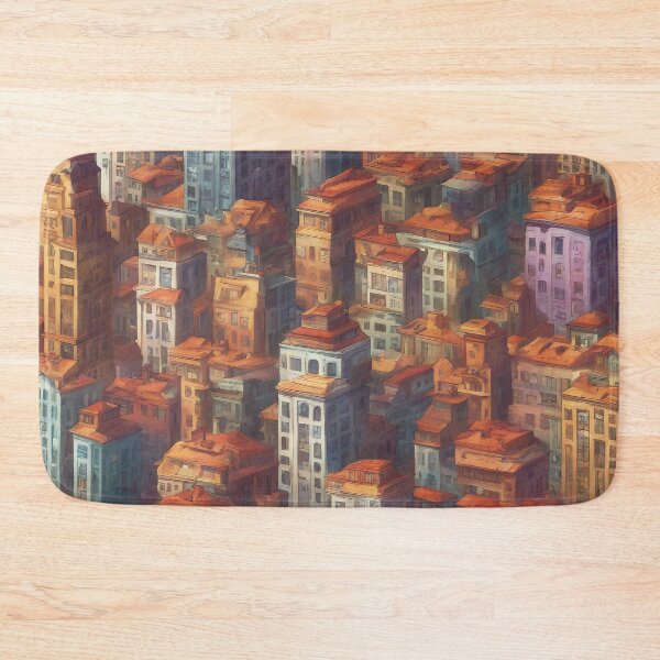 Artikelvorschau, Urban Jungle: Surreal Cityscape Art Print entworfen und verkauft von The-Library.