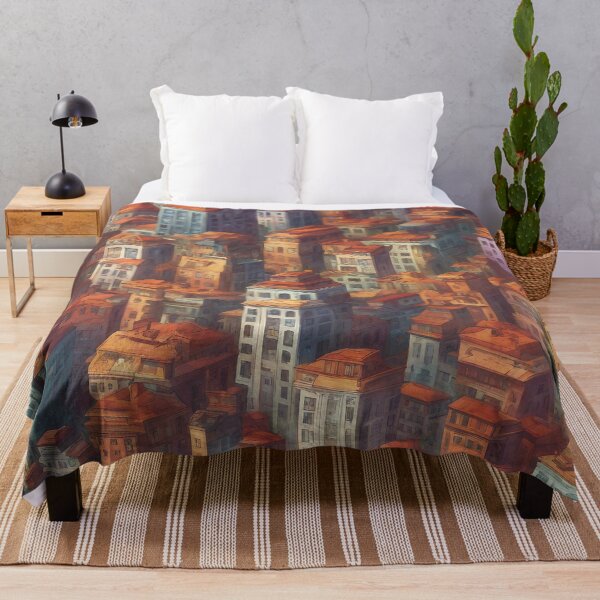 Artikelvorschau, Urban Jungle: Surreal Cityscape Art Print entworfen und verkauft von The-Library.