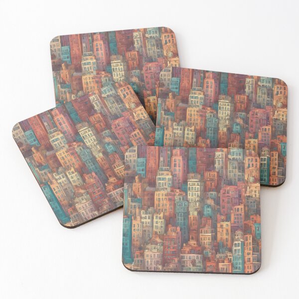 Item preview, Urban Jungle: Surreal Cityscape Art Print designed and sold by The-Library.