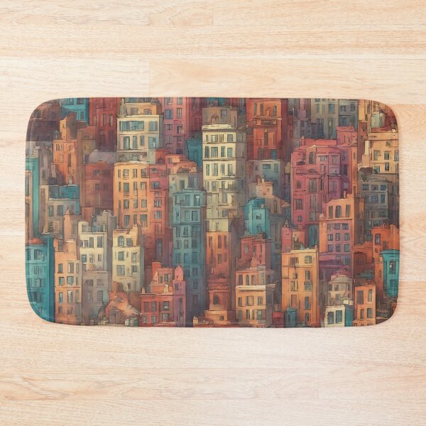 Artikelvorschau, Urban Jungle: Surreal Cityscape Art Print entworfen und verkauft von The-Library.