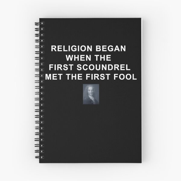 Item preview, Voltaire Quote 1 (white text) designed and sold by ckablue.