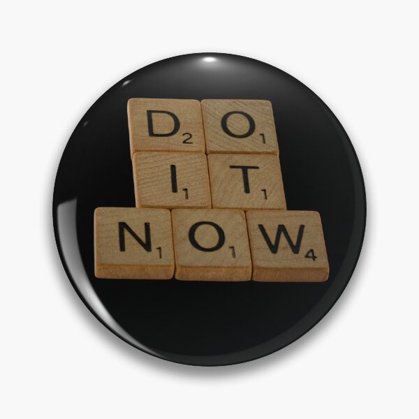 Item preview, Do It Now Motivation Scrabble Letters Graphic designed and sold by socialarmour.