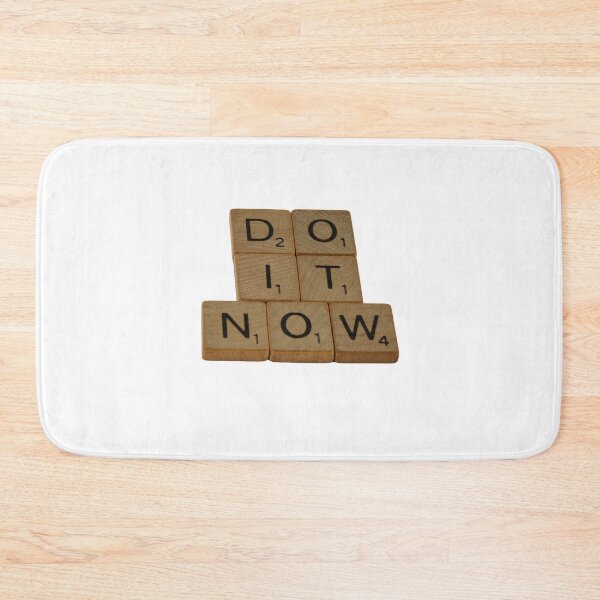 Item preview, Do It Now Motivation Scrabble Letters Graphic designed and sold by socialarmour.