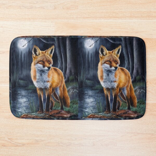 Artikelvorschau, Fuchsporträt. Nachtfuchs, Mondfuchs, Fantasiefuchs, wunderlicher Fuchs entworfen und verkauft von FoxVibes.