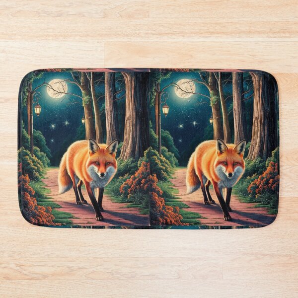 Artikelvorschau, Fuchsporträt. Nachtfuchs, Mondfuchs, Fantasiefuchs, wunderlicher Fuchs entworfen und verkauft von FoxVibes.