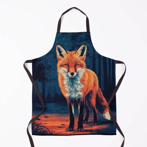 Artikelvorschau, Fuchsporträt. Nachtfuchs, Mondfuchs, Fantasiefuchs, wunderlicher Fuchs entworfen und verkauft von FoxVibes.