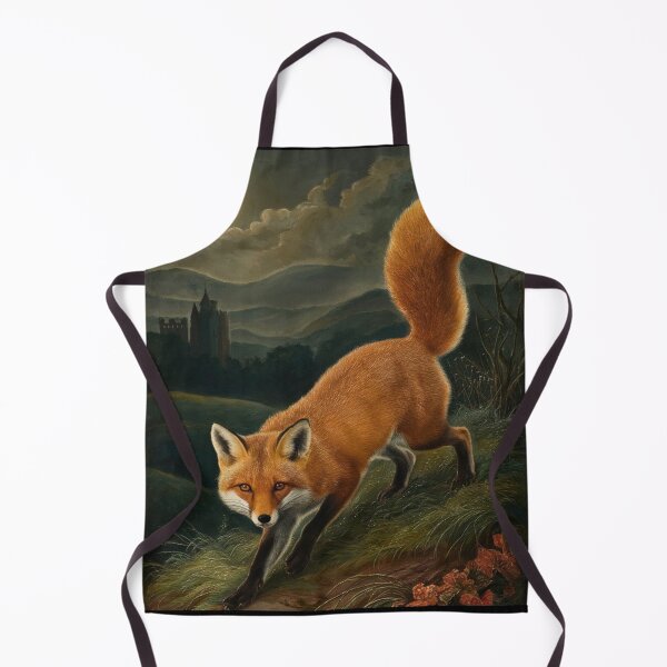 Item preview, Fox Portrait. night fox, moon fox, fantasy fox, whimsical fox designed and sold by FoxVibes.