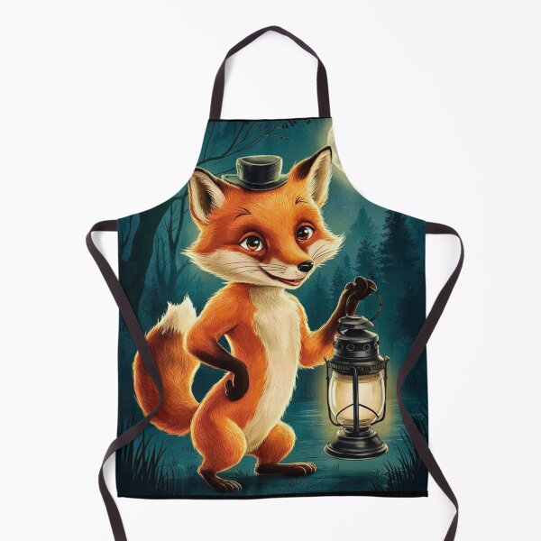 Item preview, Fox Portrait. night fox, moon fox, fantasy fox, whimsical fox, fox character designed and sold by FoxVibes.
