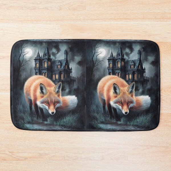 Artikelvorschau, Fuchsporträt. Nachtfuchs, Mondfuchs, Fantasiefuchs, wunderlicher Fuchs entworfen und verkauft von FoxVibes.