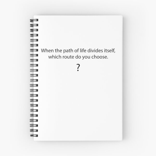 Item preview, When the path of life divides itself, which route do you choose ? designed and sold by AnnMarieArndt.