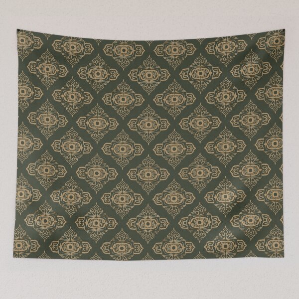 Aperçu de l'œuvre Ajna Padma Pattern - Pine + Fawn créée et vendue par Irene Estelle.