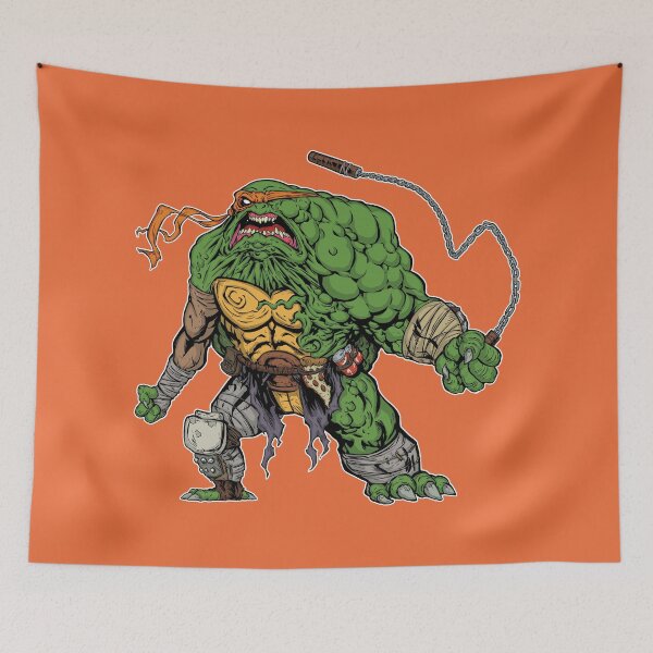 Item preview, Mutant Mike Turtle Ninja with Nunchucks designed and sold by Tater7Art.