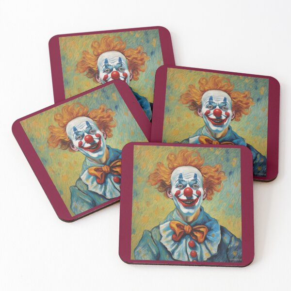 Item preview, "The Captivating Clown: Laughter's Maestro" designed and sold by Artisticanvas.