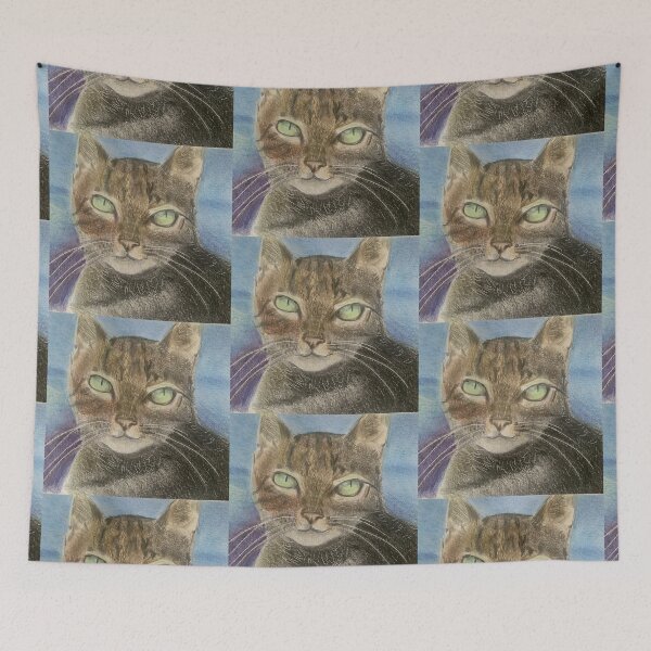 Item preview, Cat with a mona lisa smile  designed and sold by Jacinta hunt.