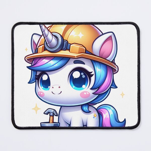 Item preview, Unicorn Construction Worker designed and sold by PassionforLove.