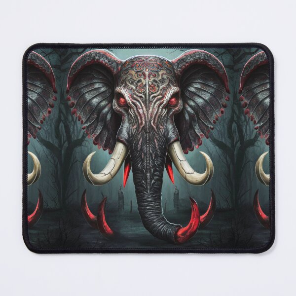 Item preview, Elephant Portrait. sugar skull day, day of the dead, calavera, mexican skull, colorful skull, candy skull designed and sold by ElephantVibes.