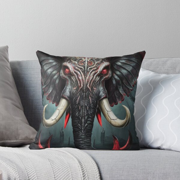 Item preview, Elephant Portrait. sugar skull day, day of the dead, calavera, mexican skull, colorful skull, candy skull designed and sold by ElephantVibes.