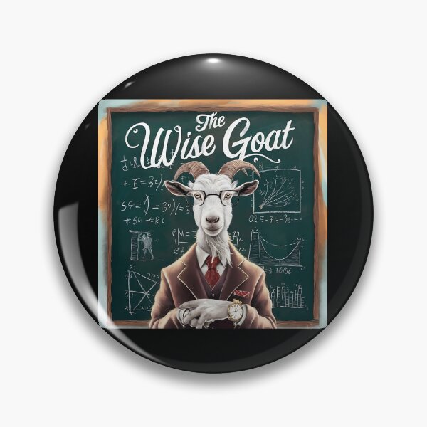 Item preview, The Wise Goat - Intellectual Professor designed and sold by Taans-Creation.