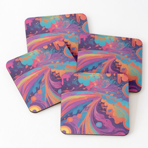 Item preview, Euphoria dreamlike psychedelic trippy pattern print design  designed and sold by Anshu3813.