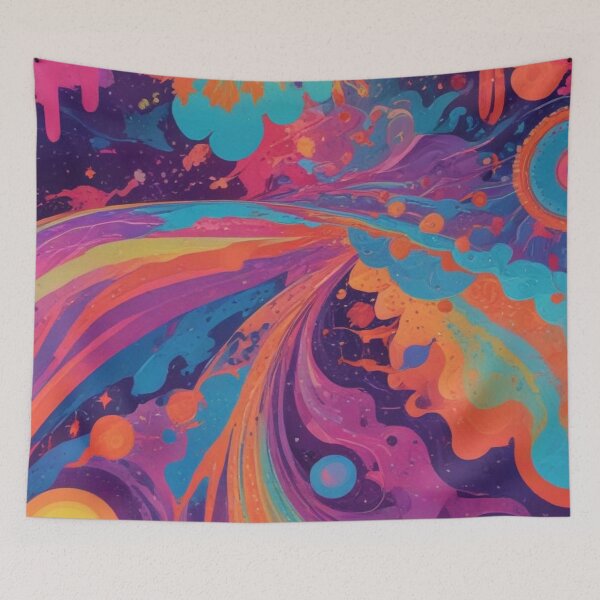 Item preview, Euphoria dreamlike psychedelic trippy pattern print design  designed and sold by Anshu3813.