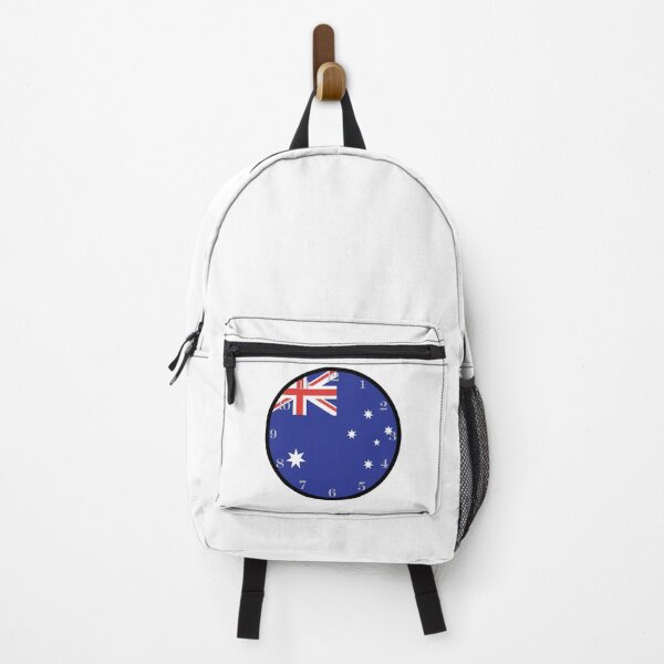 Item preview, Australian flag wall clock designed and sold by Numbers-Art.