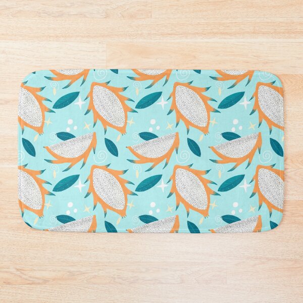 Item preview, Yellow, teal and turquoise dragon fruits designed and sold by Home Cyn Home.