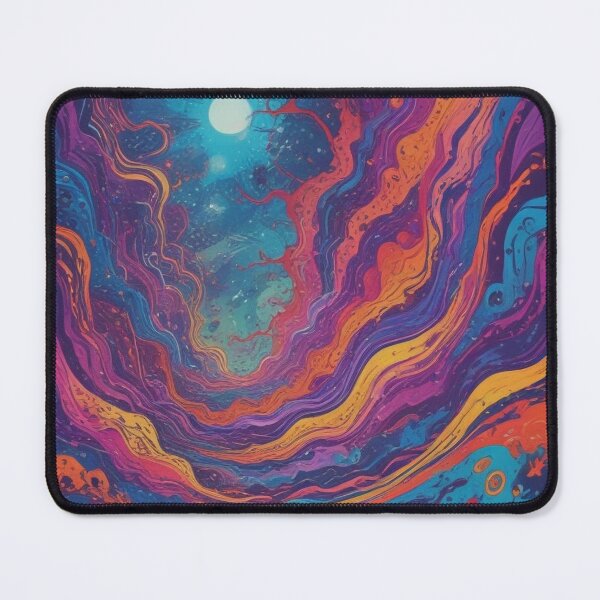 Item preview, Euphoria dreamlike psychedelic trippy pattern print design designed and sold by Anshu3813.