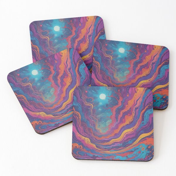 Item preview, Euphoria dreamlike psychedelic trippy pattern print design designed and sold by Anshu3813.