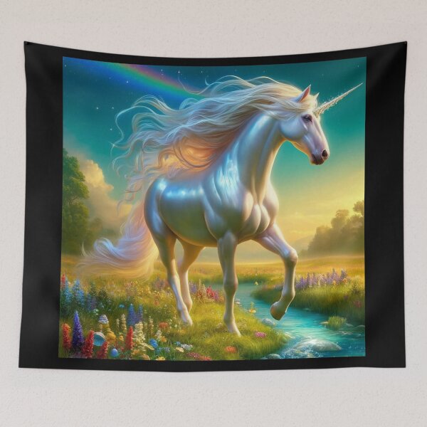 Item preview, Mystic Forest Unicorn designed and sold by ArtemisDesignAI.