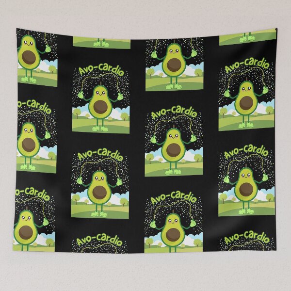 Item preview, Avo-cardio Food Pun designed and sold by Life Is Beautiful.