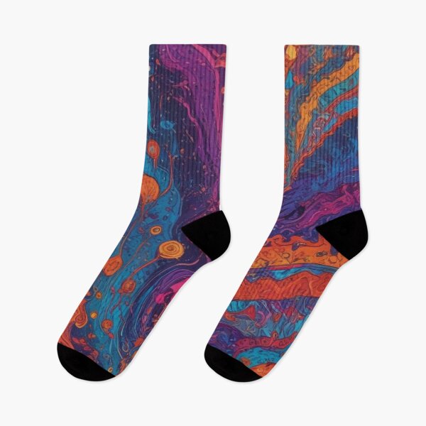 Item preview, Euphoria dreamlike psychedelic trippy pattern print design  designed and sold by Anshu3813.