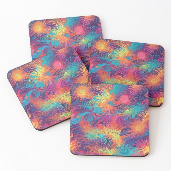 Item preview, Euphoria dreamlike psychedelic trippy pattern print design  designed and sold by Anshu3813.