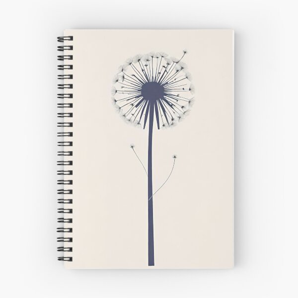 Item preview, blue dandelion in light yellow background designed and sold by optimusprime39.