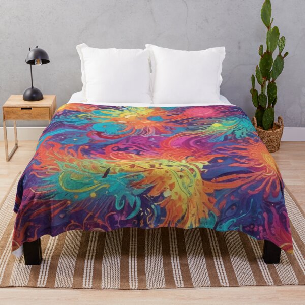 Item preview, Euphoria dreamlike psychedelic trippy pattern print design  designed and sold by Anshu3813.