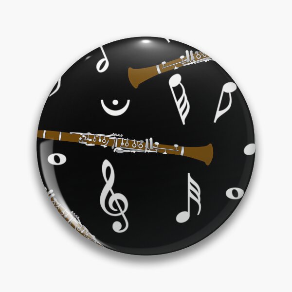 Item preview,  Clarinet Music Note Pattern designed and sold by Krystiankorski.