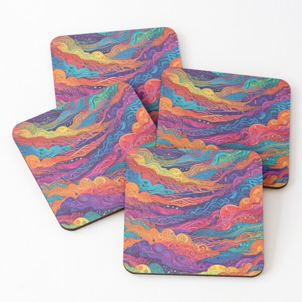 Item preview, Euphoria dreamlike psychedelic trippy pattern print design  designed and sold by Anshu3813.
