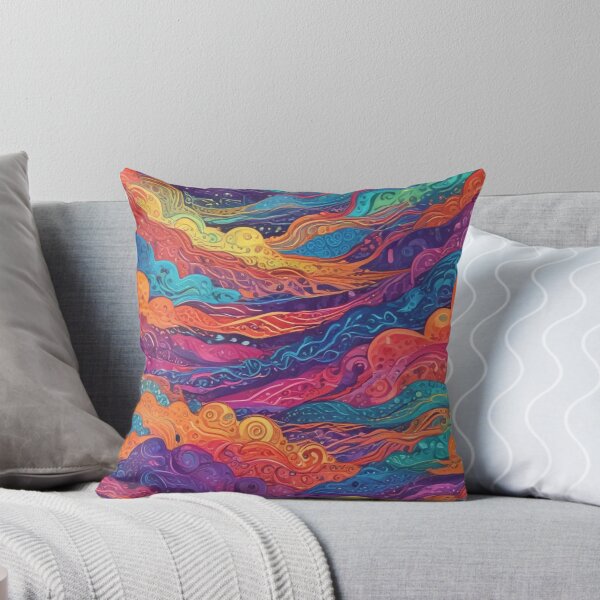 Item preview, Euphoria dreamlike psychedelic trippy pattern print design  designed and sold by Anshu3813.