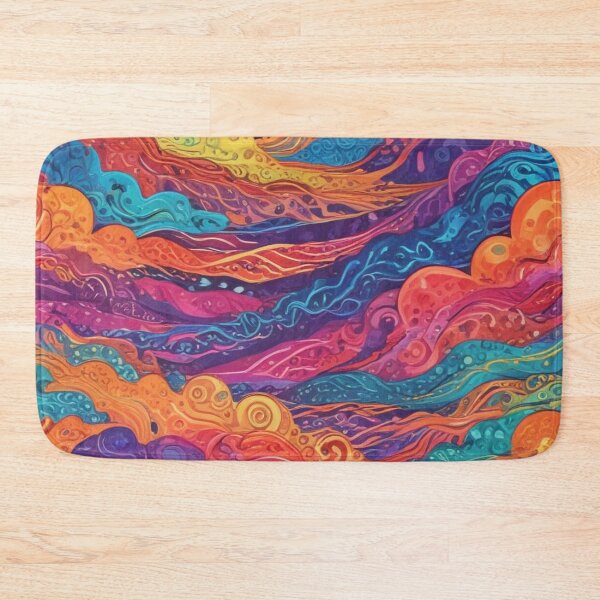 Item preview, Euphoria dreamlike psychedelic trippy pattern print design  designed and sold by Anshu3813.