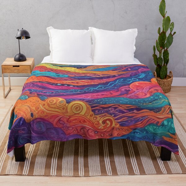 Item preview, Euphoria dreamlike psychedelic trippy pattern print design designed and sold by Anshu3813.