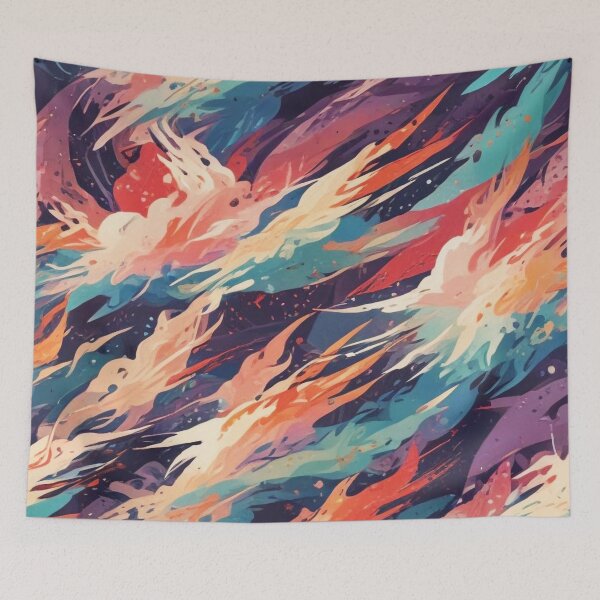 Item preview, Euphoria dreamlike psychedelic trippy pattern print design  designed and sold by Anshu3813.