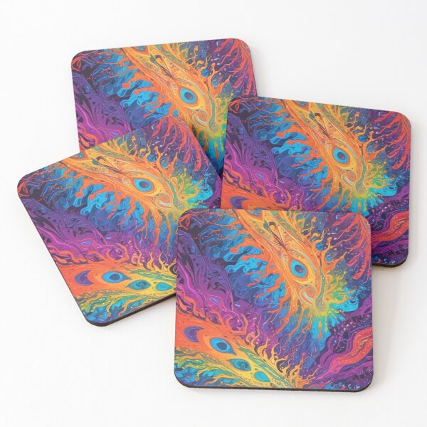 Item preview, Euphoria dreamlike psychedelic trippy pattern print design  designed and sold by Anshu3813.