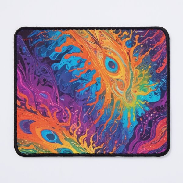 Item preview, Euphoria dreamlike psychedelic trippy pattern print design  designed and sold by Anshu3813.