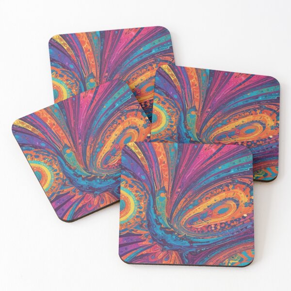Item preview, Euphoria dreamlike psychedelic trippy pattern print design  designed and sold by Anshu3813.