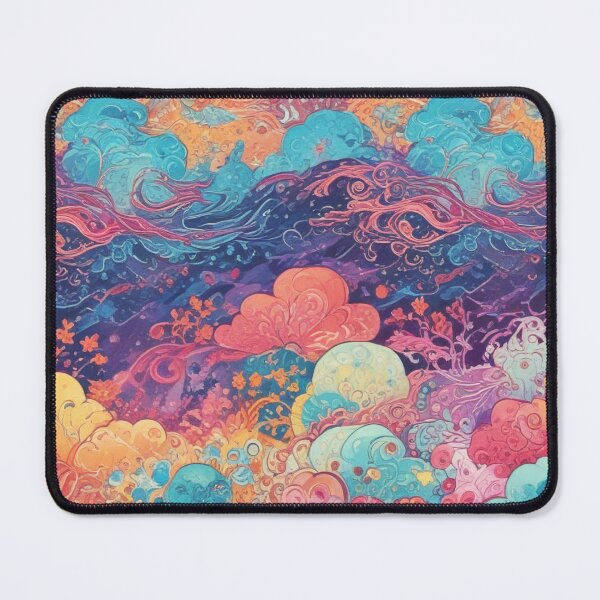 Item preview, Euphoria dreamlike psychedelic trippy pattern print design designed and sold by Anshu3813.