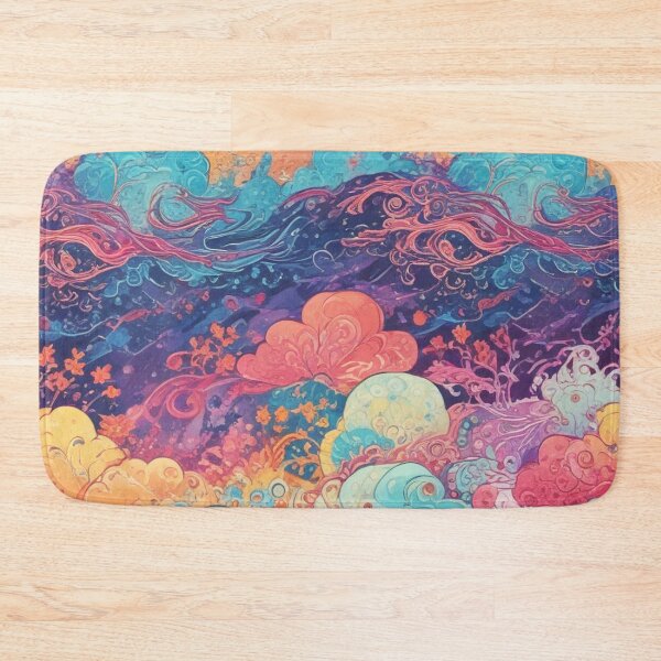 Item preview, Euphoria dreamlike psychedelic trippy pattern print design  designed and sold by Anshu3813.