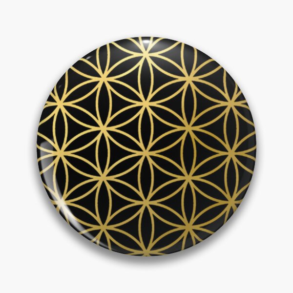 Item preview, The Flower Of Life Gold Mandala Sacred Geometry Spiritual Protection Symbol designed and sold by DonnClark.