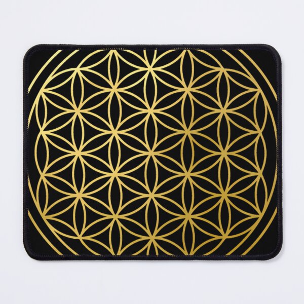 Item preview, The Flower Of Life Gold Mandala Sacred Geometry Spiritual Protection Symbol designed and sold by DonnClark.