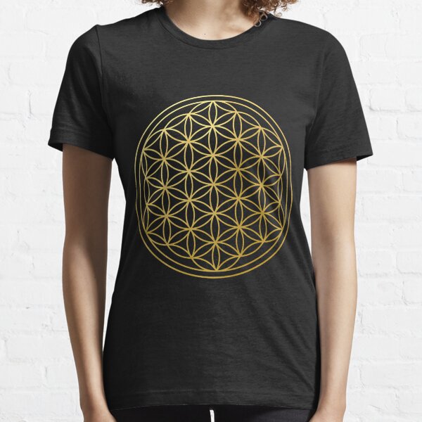 Item preview, The Flower Of Life Gold Mandala Sacred Geometry Spiritual Protection Symbol designed and sold by DonnClark.