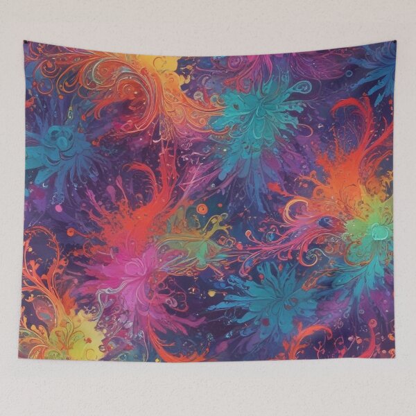 Item preview, Euphoria dreamlike psychedelic trippy pattern print design  designed and sold by Anshu3813.